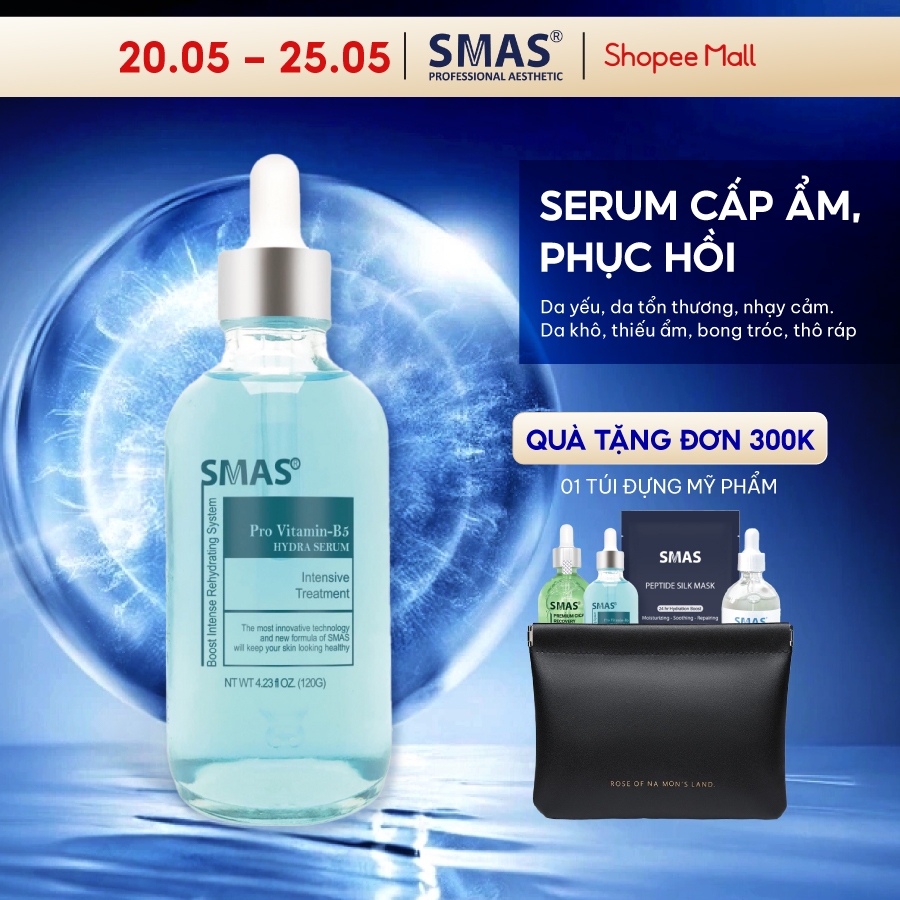 Serum B5 SMAS cấp ẩm, phục hồi da Pro Vitamin B5 Hydra Serum 120ml