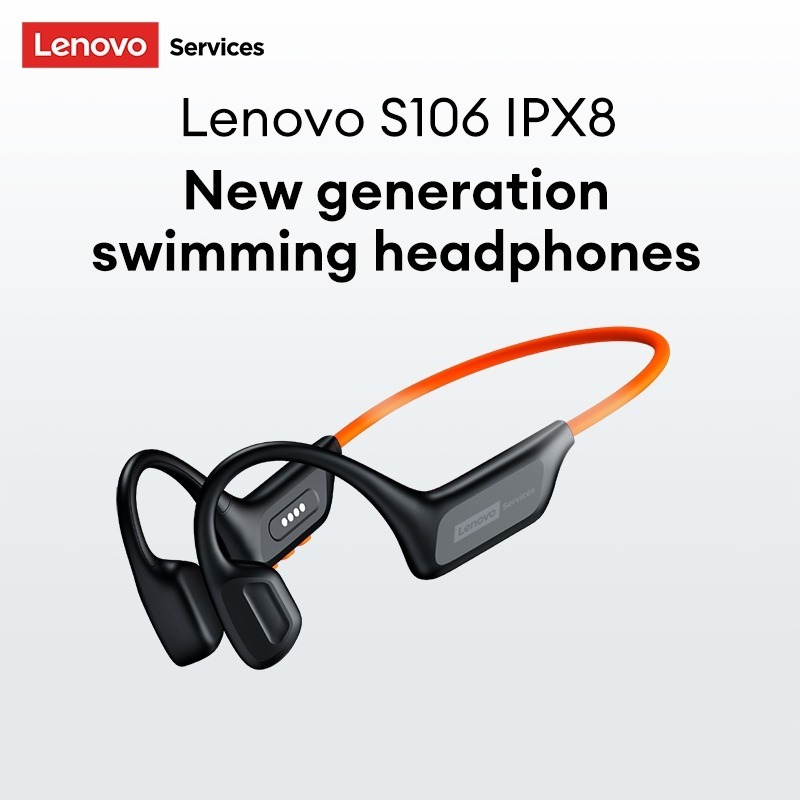 Tai Nghe Bluetooth Dẫn Truyền Xương Lenovo S106 Không Dây Thể Thao Chống Nước IPX8 Âm Thanh Vòm HIFI Cao Cấp Bluetooth 6