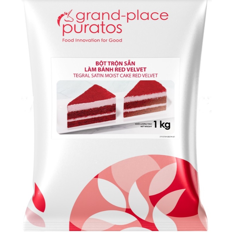Bột red velvet Puratos gói 1kg