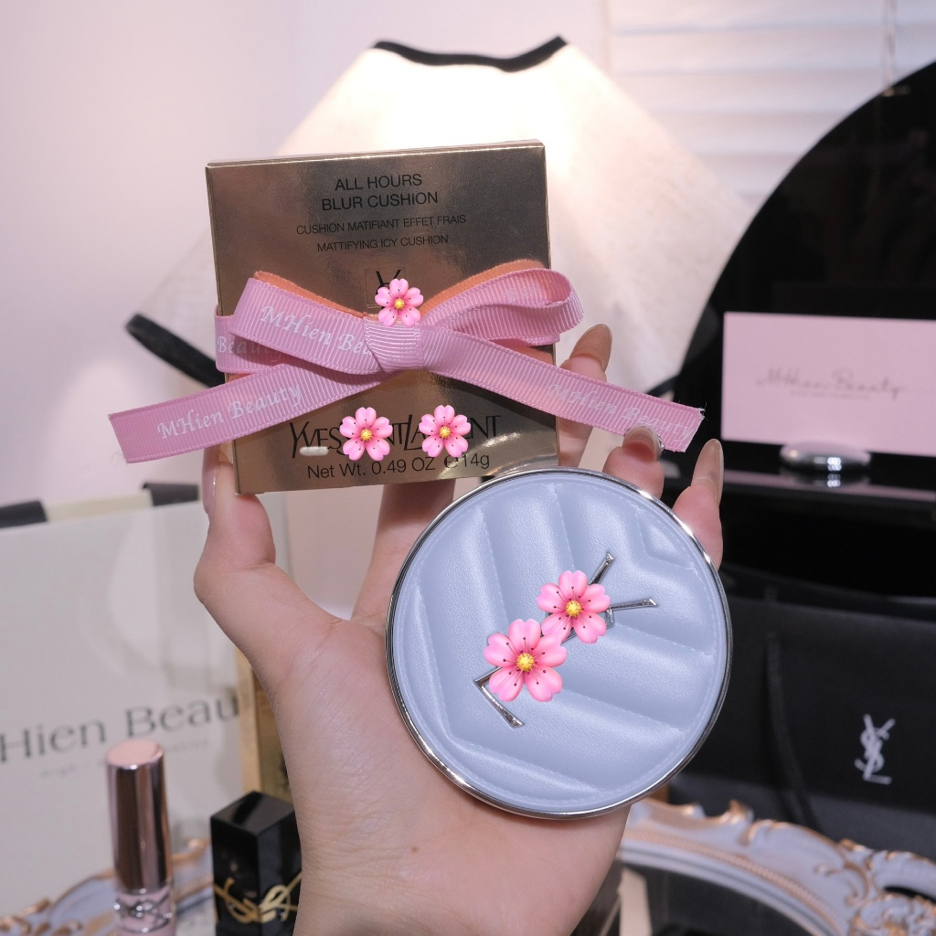 Mini/ Fullsize Cushion Xanh Phấn Nước Trong Suốt All Hours Blur Icy