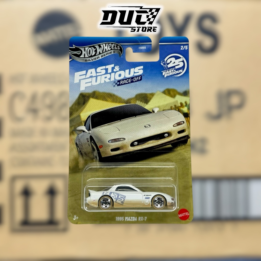 Ducstore Xe mô hình JKX16 Hot Wheels 1995 Mazda RX-7 - Fast & Furious Race-Off Series (2026)