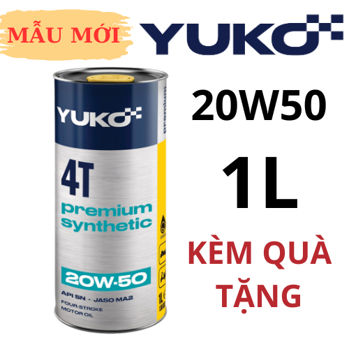 Nhớt Yuko Premium 20w50 SN 1L nhập khẩu EU - Yuko 20w50