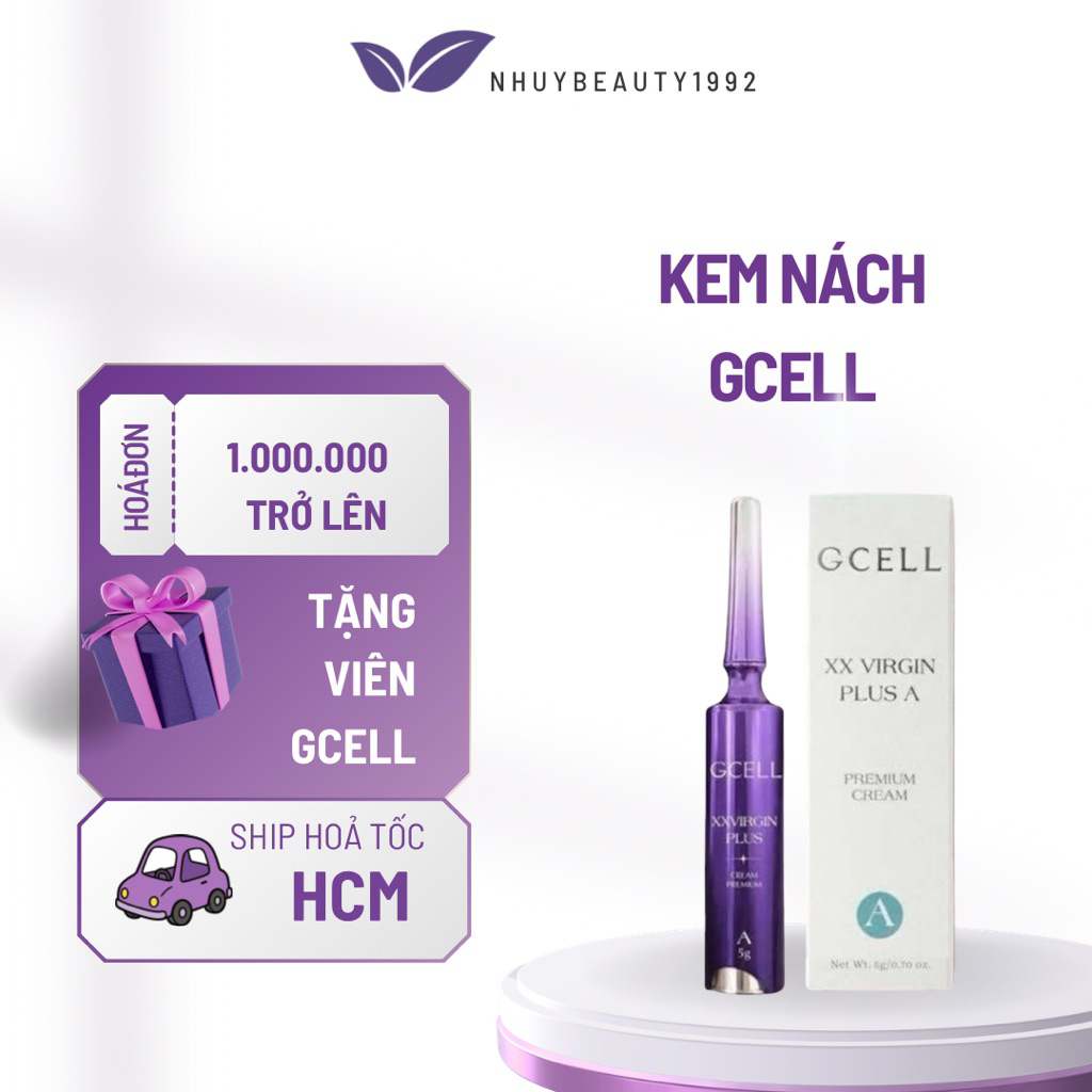 [Chính Hãng]Kem Làm Hồng Mờ Thâm Nách Bẹn Mông Gcell A Xx Virgin