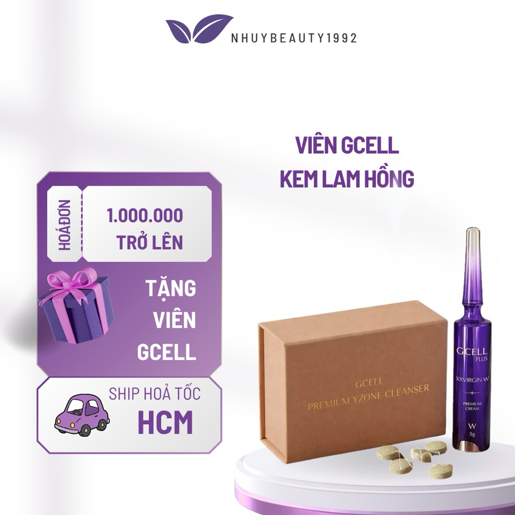 5g Kem Làm Hồng Body Gcell Xx Virgin Cream Premium