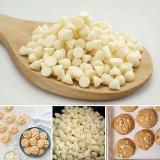 Socola chip trắng 100 gram puratos, gói chiết lẻ từ thùng nguyên 2.5kg