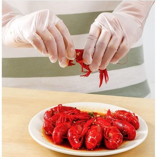 Găng tay PVC- găng tay làm bánh PVC