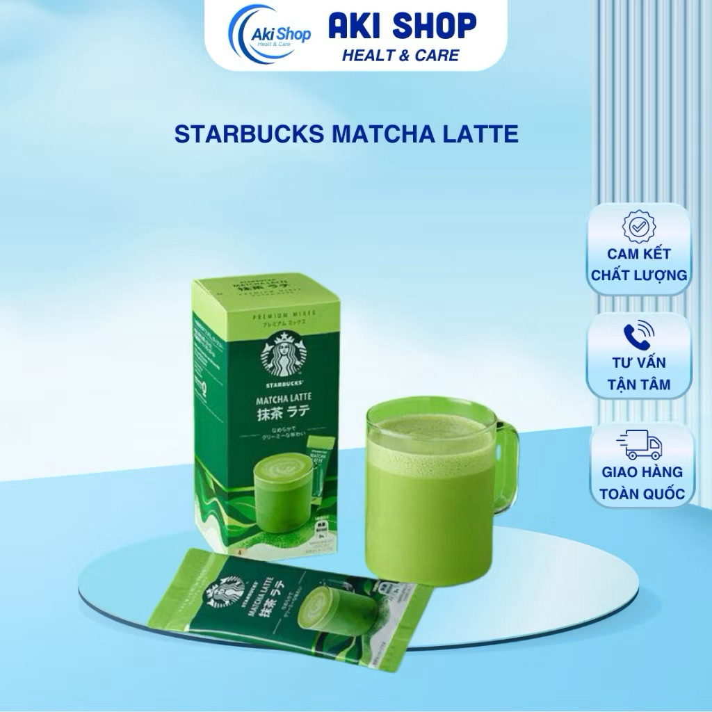 Trà Matcha Latte Starbucks Premium Mixes Nhật Bản