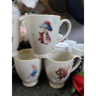 Tô chén dĩa thỏ PETER RABIT , lovely rabbit Gốm sứ nhật