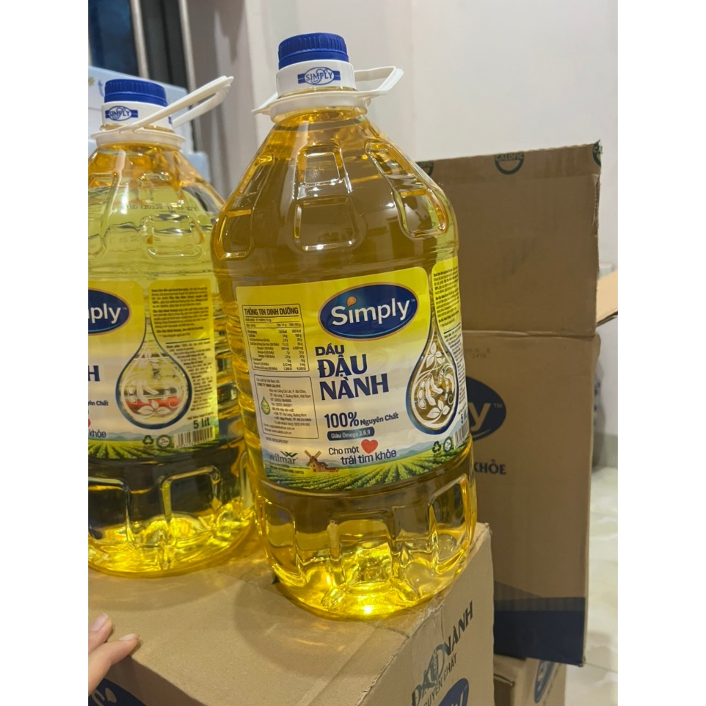 Dầu ăn đậu nành Simply Can 5L