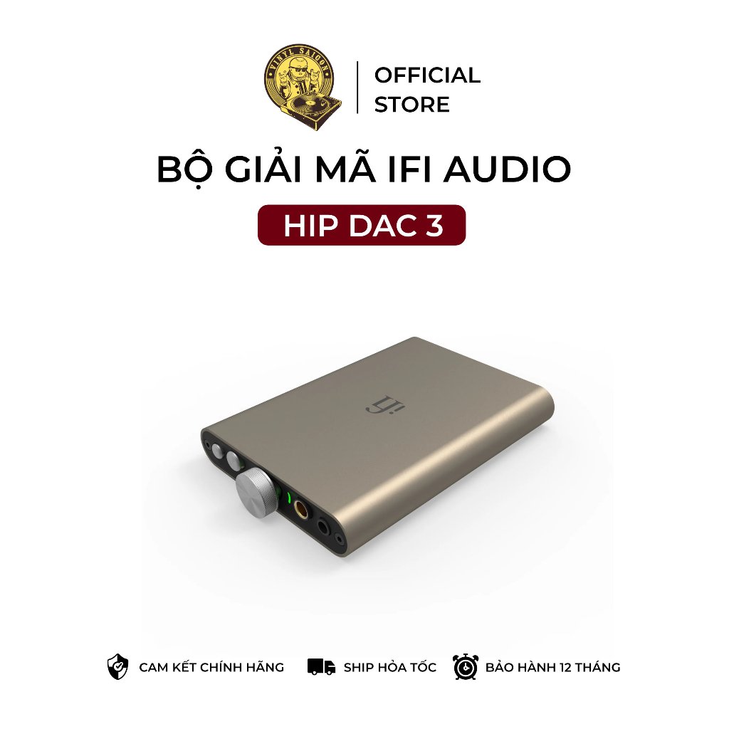 Bộ giải mã dac/amp iFi Hip DAC 3 - Bảo hành 12 tháng