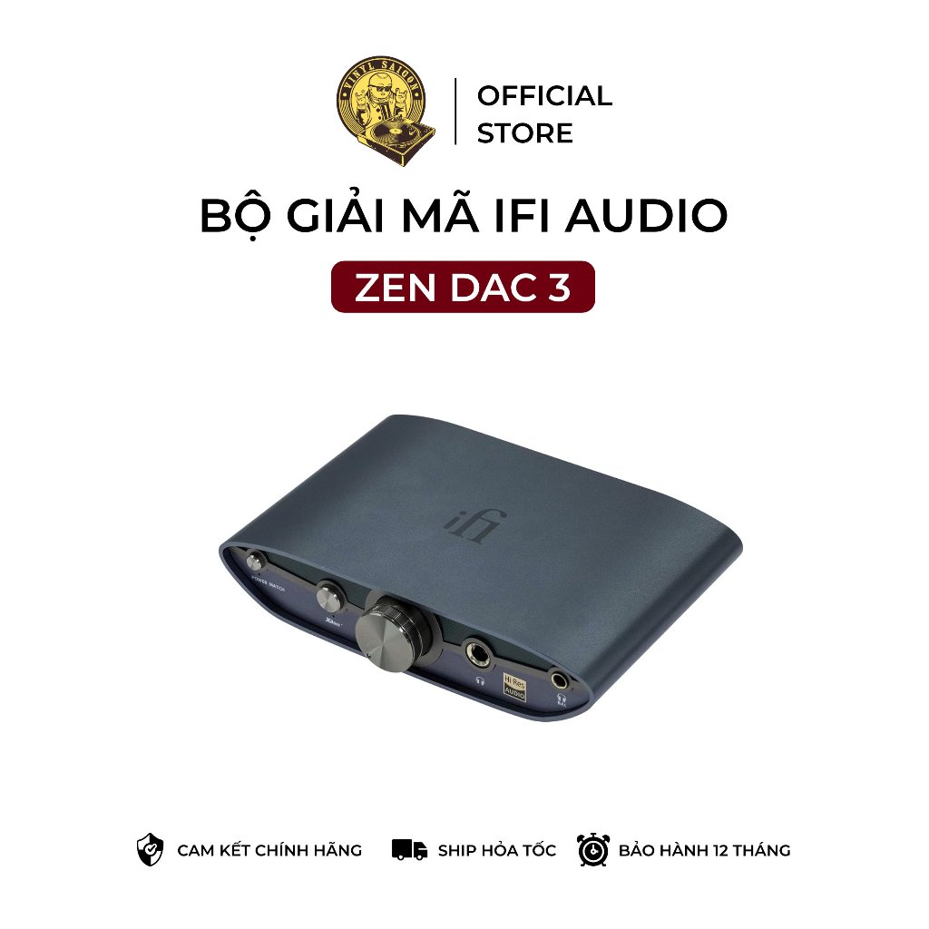 Bộ giải mã dac/amp iFi ZEN DAC 3 - Bảo hành 12 tháng
