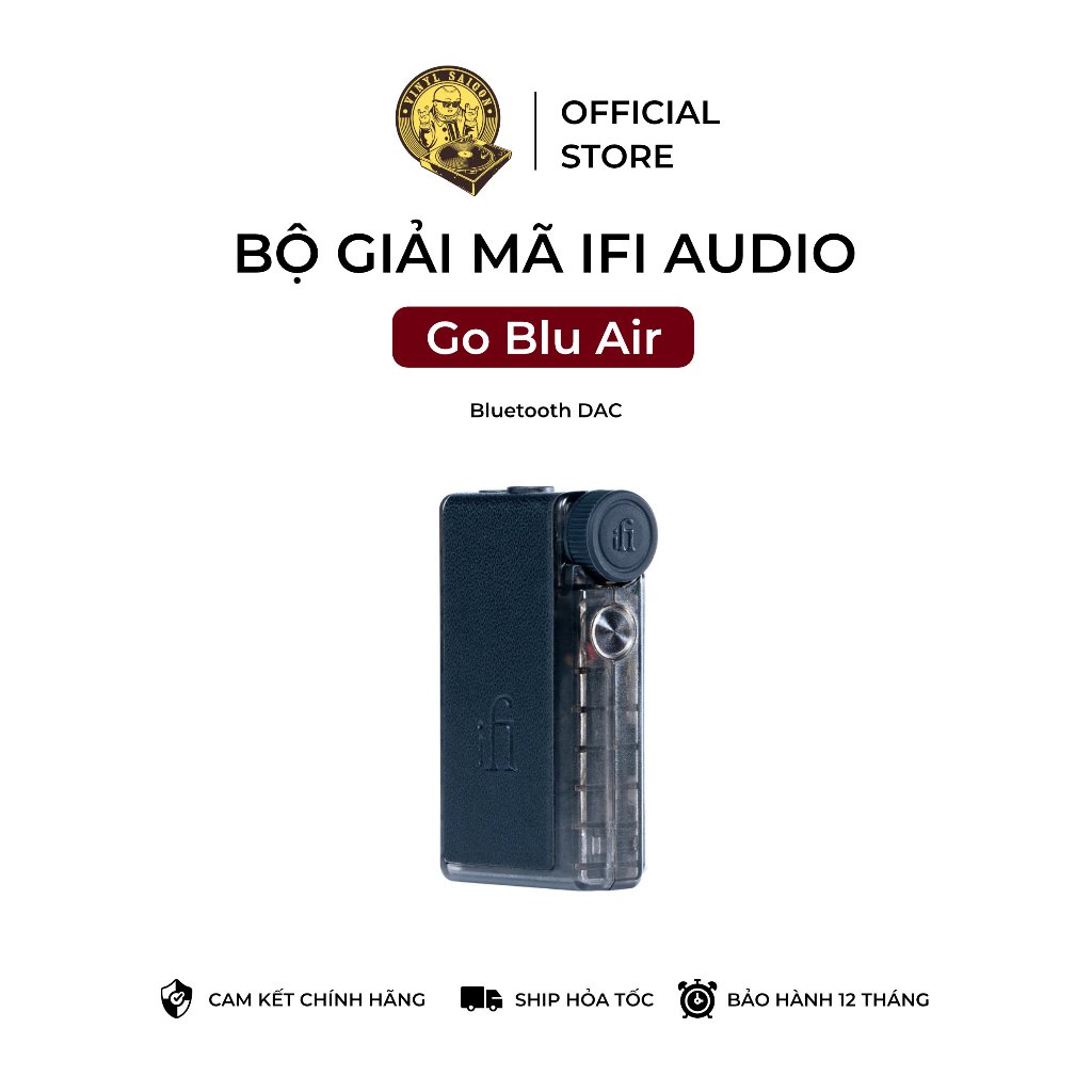 Bộ giải mã dac/amp iFi Go Blu Air - Bảo hành 12 tháng