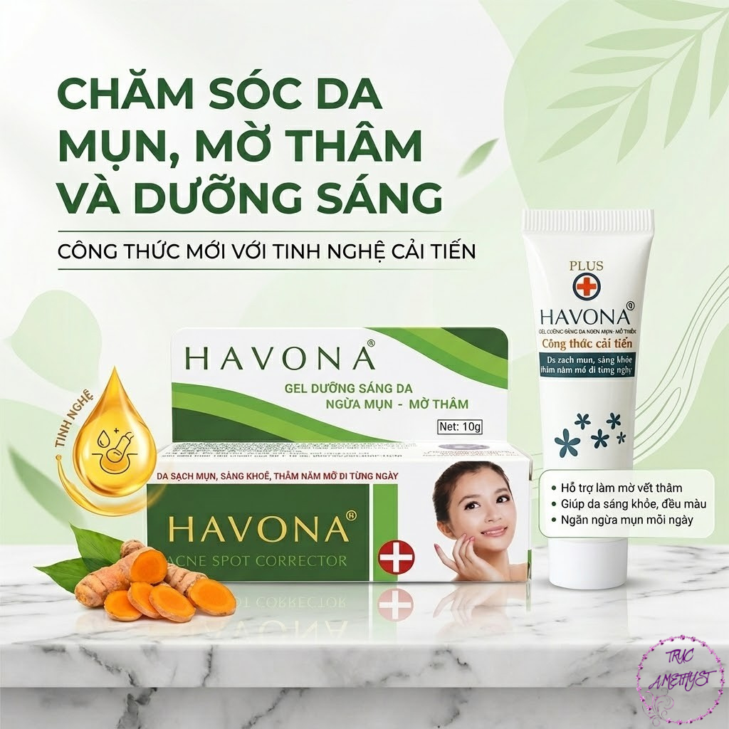 Kem ngừa mụn Havona mờ thâm dị ứng (Plus)