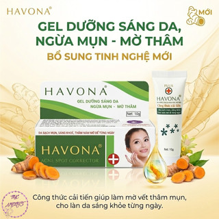 Kem ngừa mụn Havona mờ thâm dị ứng (Plus)