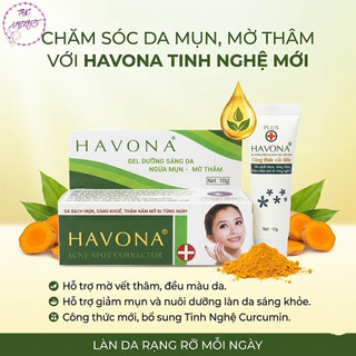 Kem ngừa mụn Havona mờ thâm dị ứng (Plus)
