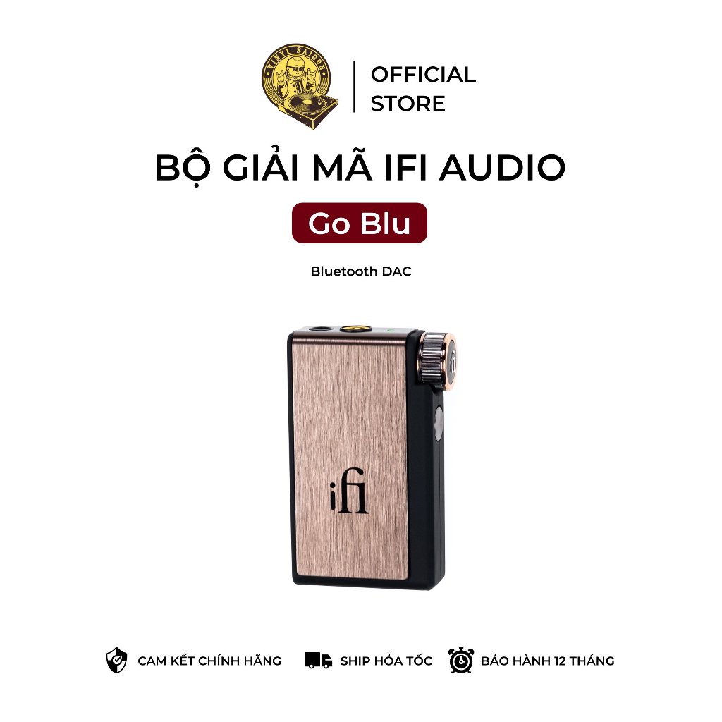 Bộ giải mã dac/amp iFi Go Blu - Bảo hành 12 tháng