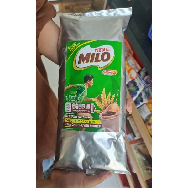Milo bột pha chế gói 1kg chuyên dùng pha milo dầm