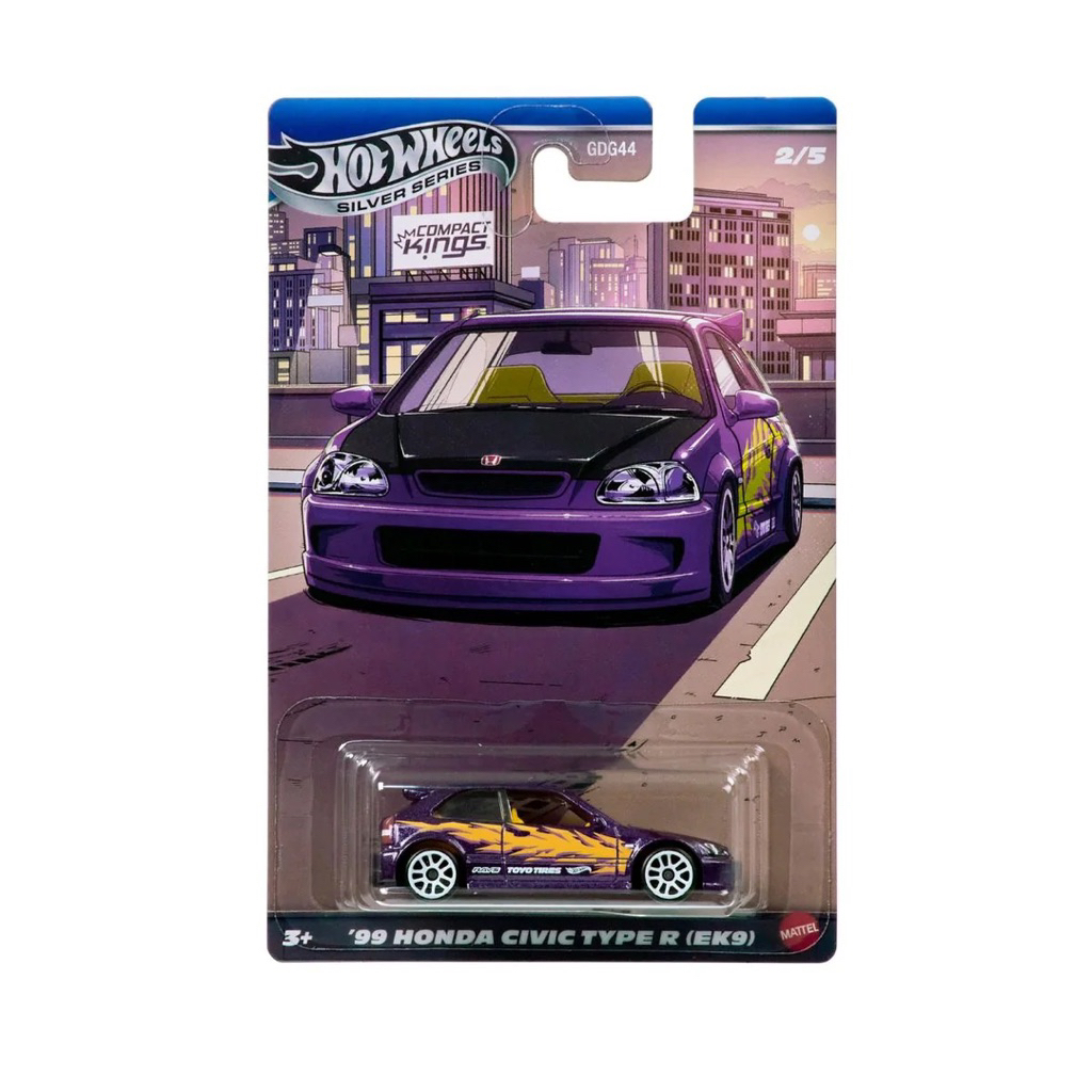 Xe mô hình Hotwheels Honda Civic Type R (EK9) Màu Tím