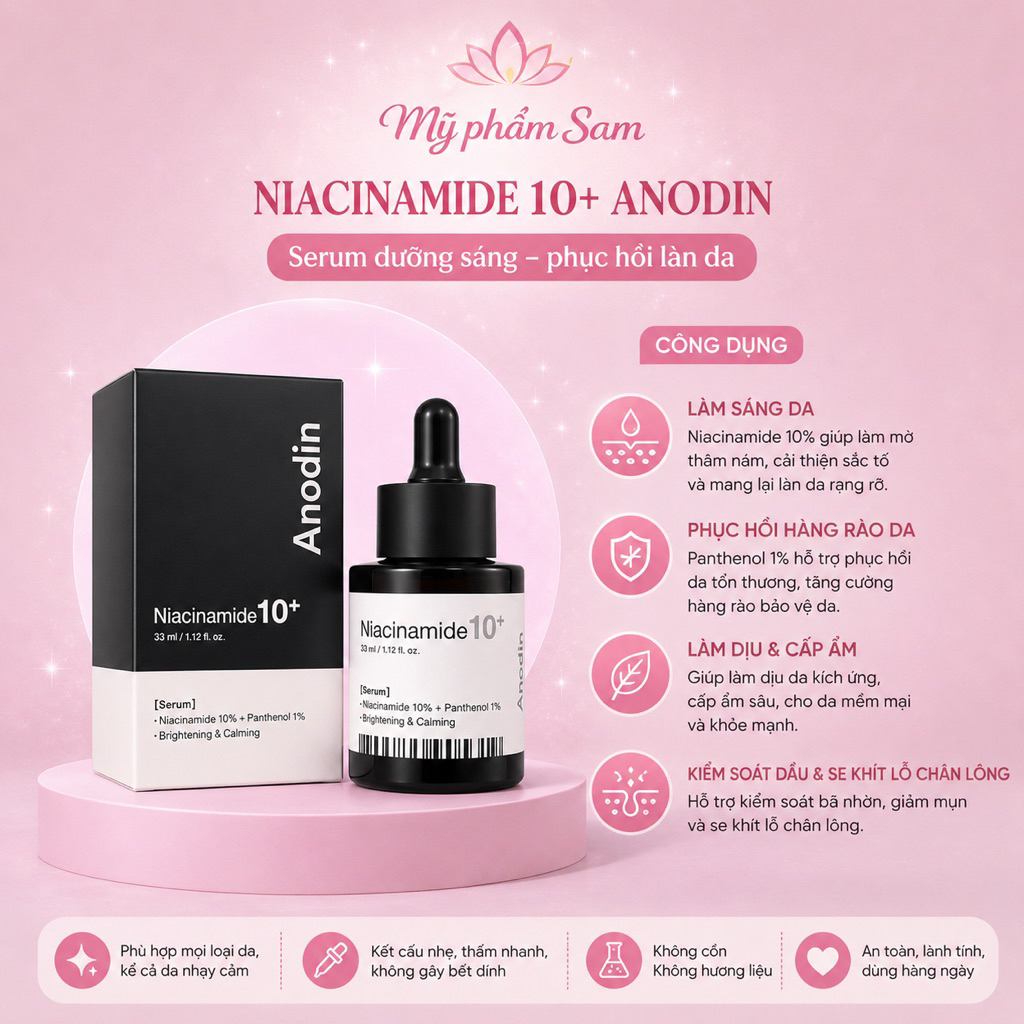 Serum Anodin Niacinamide 10 Plus 33ml