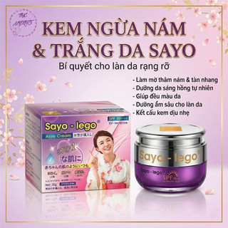 Kem dưỡng trắng da cao cấp Sayo-Lego (tím)