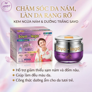 Kem dưỡng trắng da cao cấp Sayo-Lego (tím)