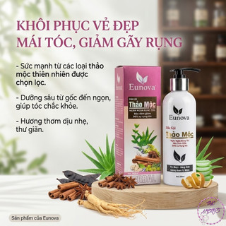Dầu gội thảo mộc ngăn ngừa rụng tóc Eunova (new)