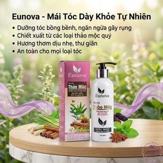 Dầu gội thảo mộc ngăn ngừa rụng tóc Eunova (new)