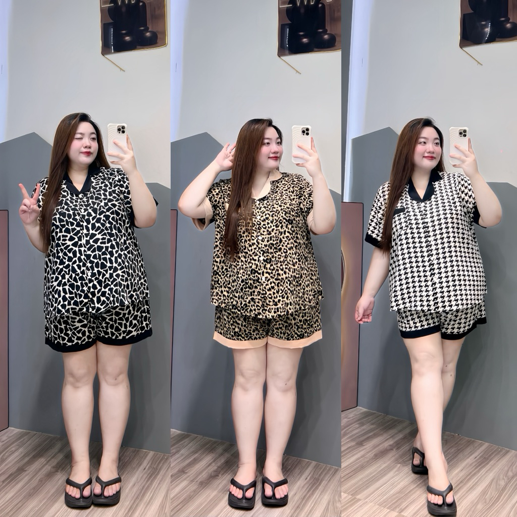 (Múp Bigsize) Pijama ngắn bigsize 60-110kg