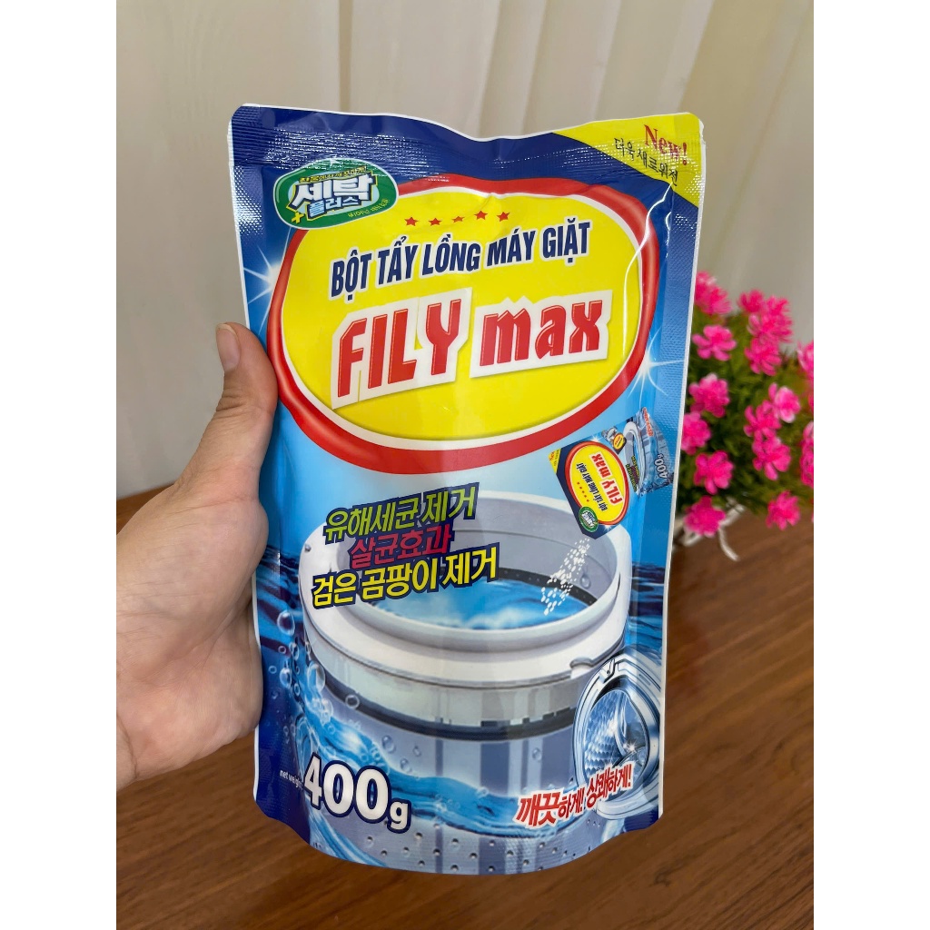 Tẩy Lồng Máy Giặt FILY max - Bột Tẩy Lồng Máy Giặt