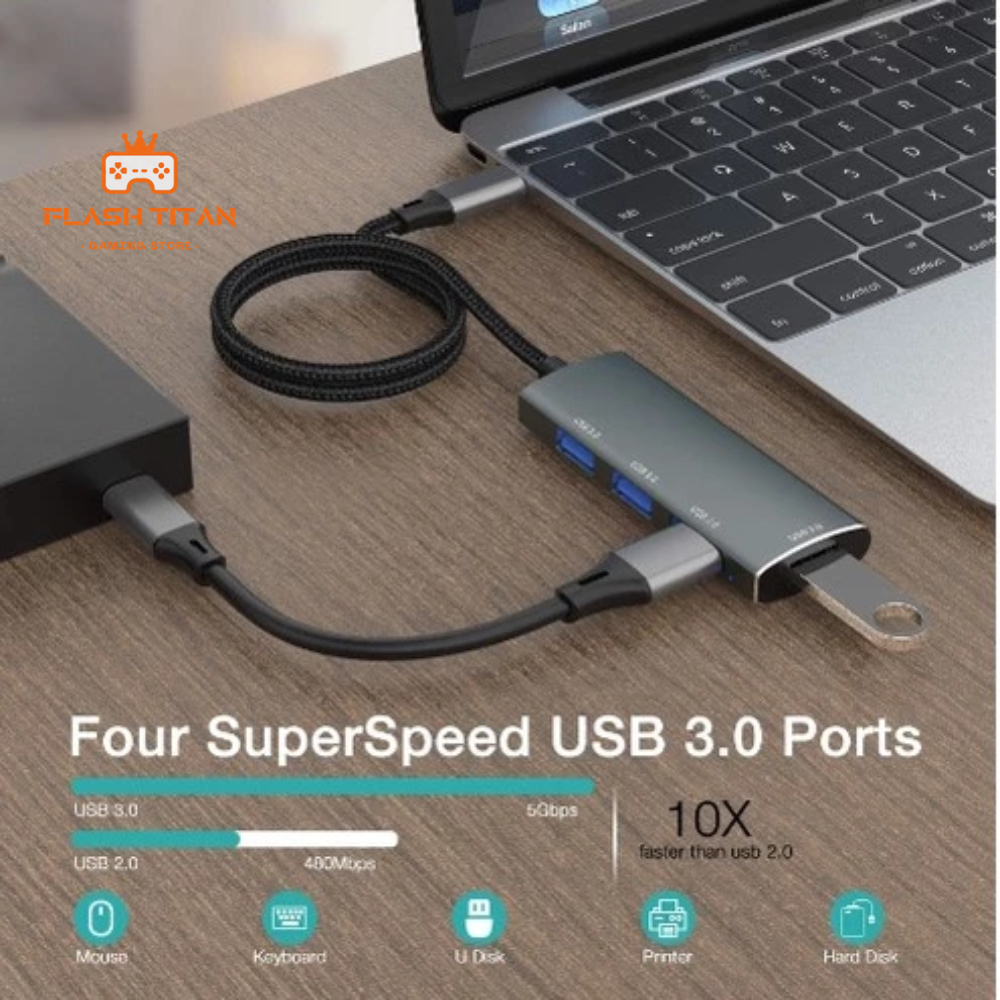 HUB chia cổng USB KingFast 8 in 1 Chuyển đổi, mở rộng cổng type C sang HDMI, USB,PD,TF dùng cho macbook laptop ipad,pc | BigBuy360 - bigbuy360.vn