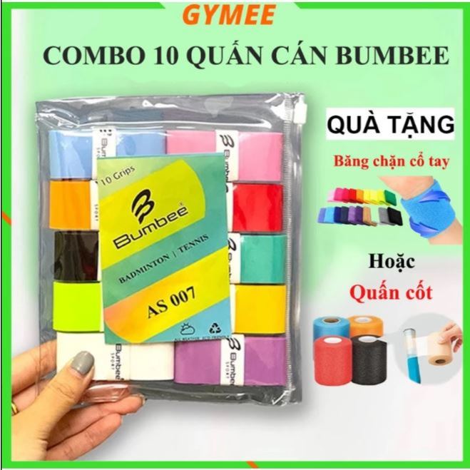 Quấn Cán Vợt Bumbee AS007 PickleBall , Cuốn Cán Vợt Cầu Lông,Tennis,PickleBall chính hãng chất lượng