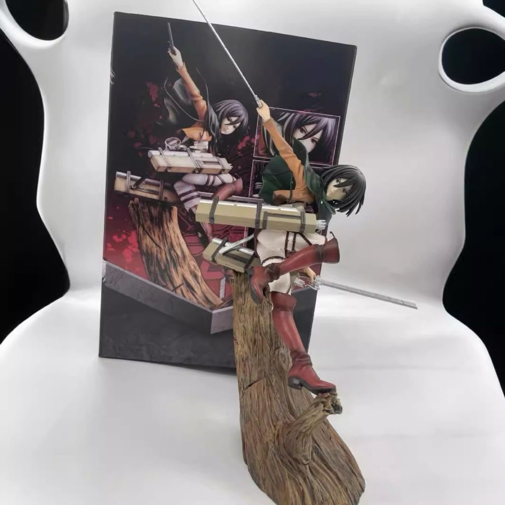 Mô Hình Mikasa Ackerman ARTFX Đu Thân Cây - Attack On Titan - Bản GK Chi Tiết Động Lực Học Siêu Sắc 