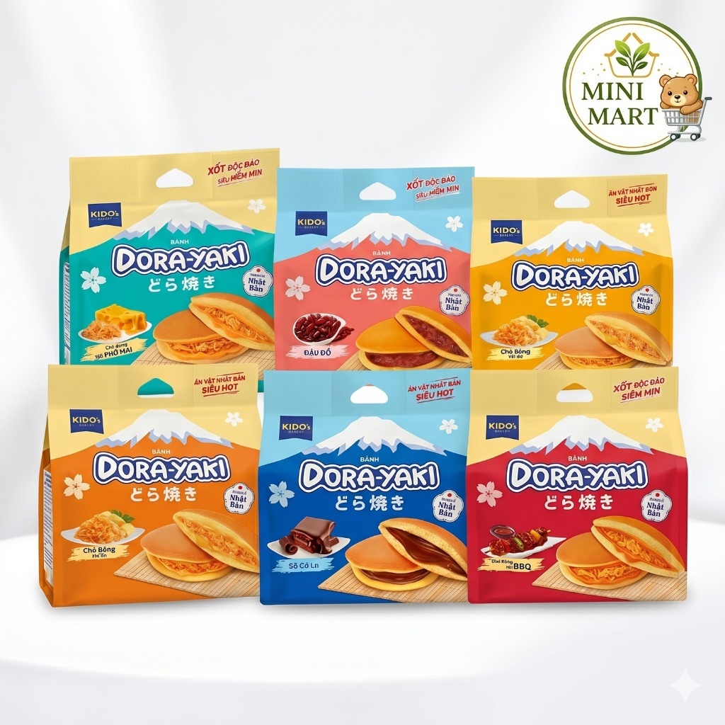 BÁNH RÁN DORA-YAKI KIDO'S BAKERY 6 VỊ THƠM NGON
