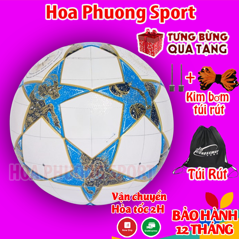 Quả bóng đá C1 mùa 2025/26 banh bóng đá Size 5 mùa mẫu mới nhất + Tặng kim bơm, túi lưới