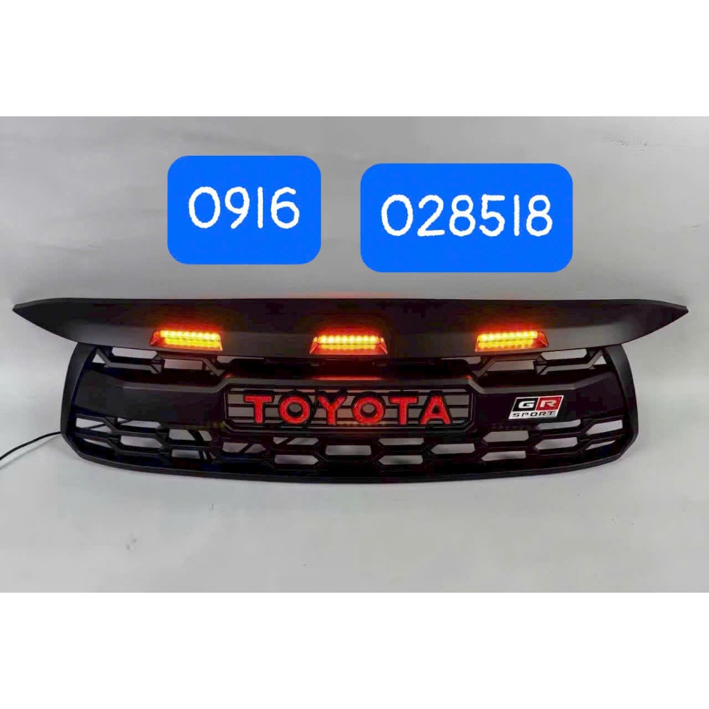 Fortuner 2008 2009 2010 2011 Mặt Galang độ, có đèn LED calang toyota fortuner