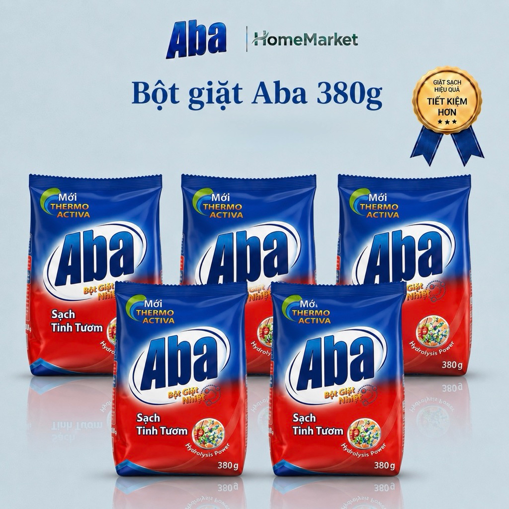 Bột Giặt Nhiệt Aba 380g