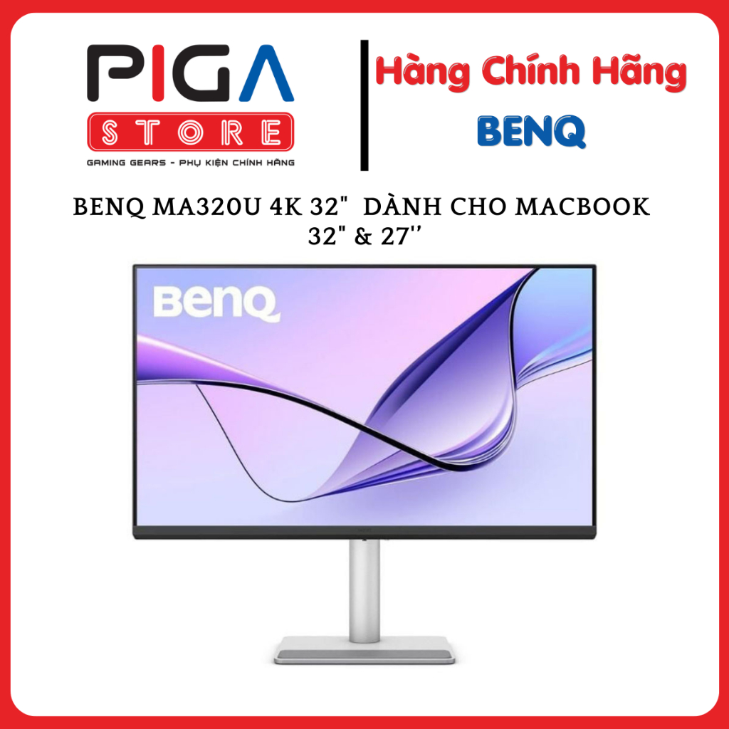 Màn hình BenQ MA320U & MA270U 4k  dành cho MacBook - Hàng Chính Hãng