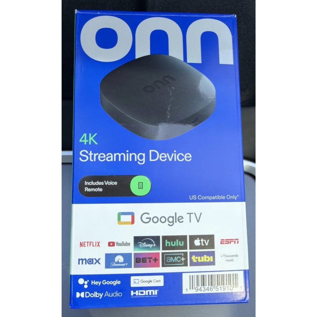 🔥 Onn Box 4k bản mới, Google TV Onn Box 4k hỗ trợ Dolby Audio, ra lệnh giọng nói tiếng Việt