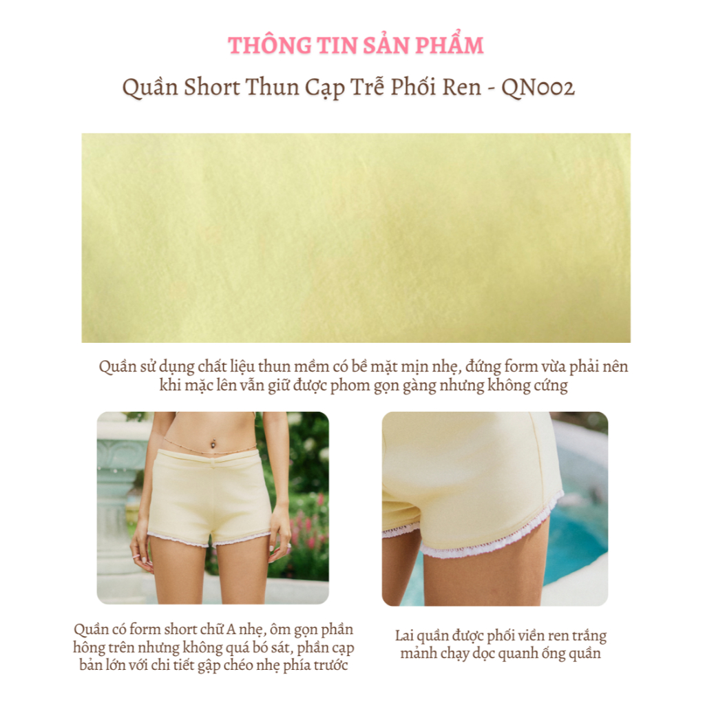 Set bikini 2 mảnh áo bra không kèm mút phối quần short cạp trễ sexy, set bikini đi biển La Boutique SS26 - S026-2605LAT | BigBuy360 - bigbuy360.vn