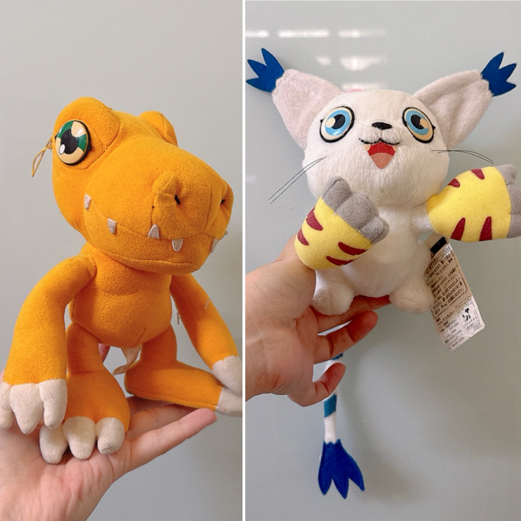 [HIẾM] Gấu bông Digimon tem Banpresto đỏ cổ điển form đẹp