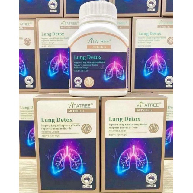 Vitatree Lung Detox - Viên uống thải độc phổi Vitatree Lung Detox