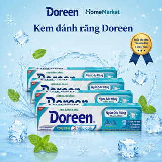Kem đánh răng Doreen 3 hiệu quả tuýp 180g