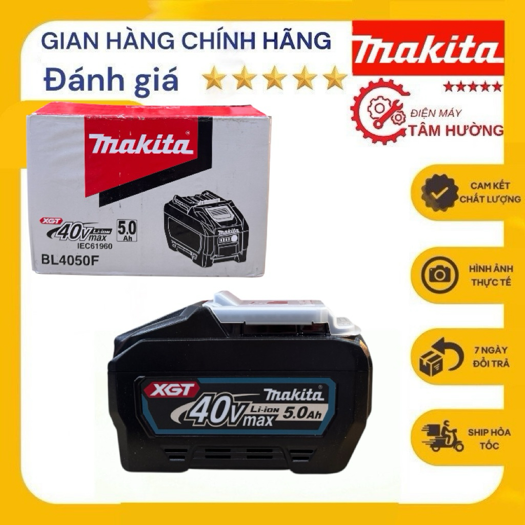 Phụ kiện chính hãng cho máy Makita 40v