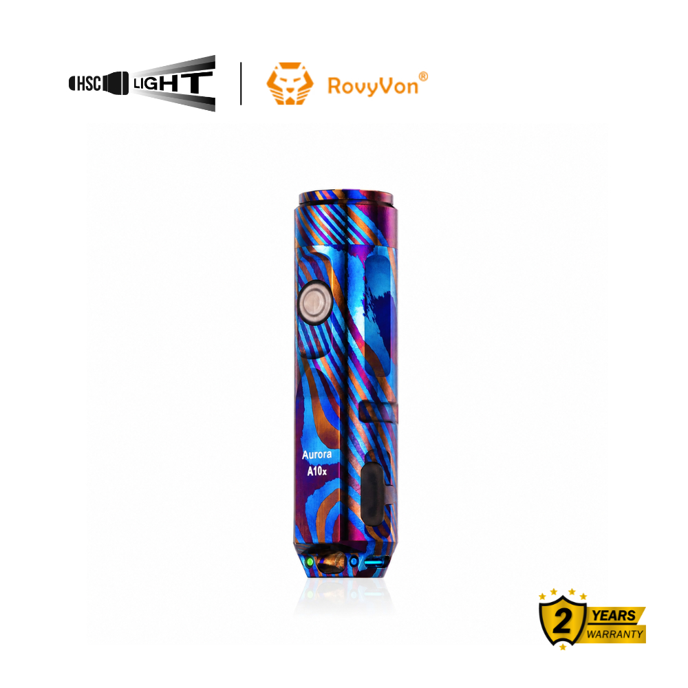 RovyVon Aurora A10 Pro G2 Timascus – Đèn pin EDC móc khóa bản giới hạn