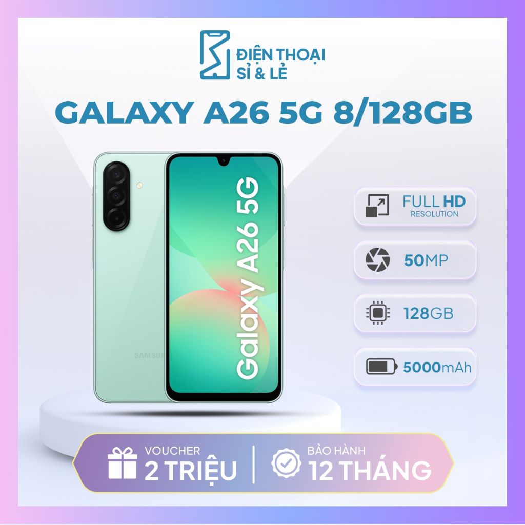 Điện Thoại Samsung Galaxy A26 5G 8/128GB.