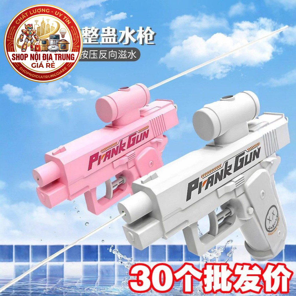 Đồ Chơi Súng Nước Bắn 2 Chiều Prank Gun - Súng Phun Nước Mini Troll Bạn Bè Hài Hước Vui Nhộn
