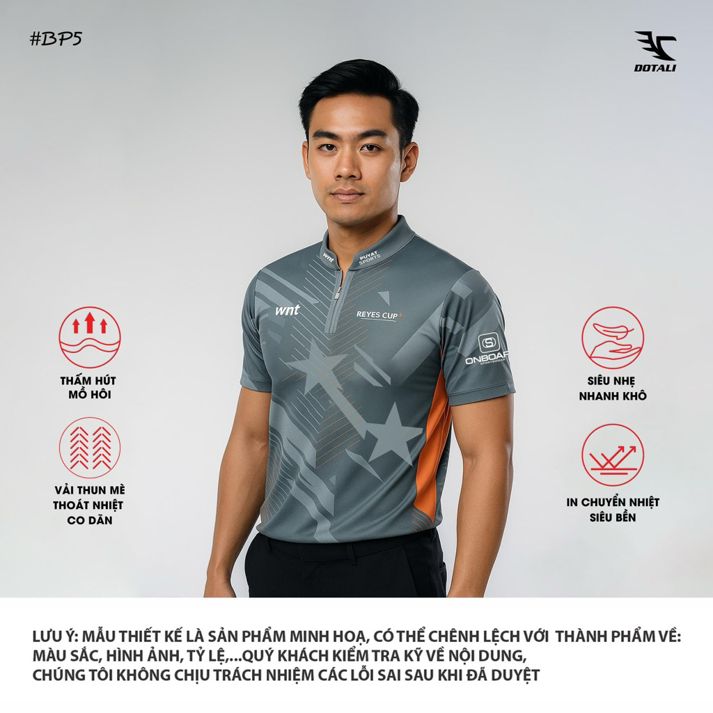 Áo đấu Billiards REYES CUP ASIA 2024 - luyện tập và thi đấu