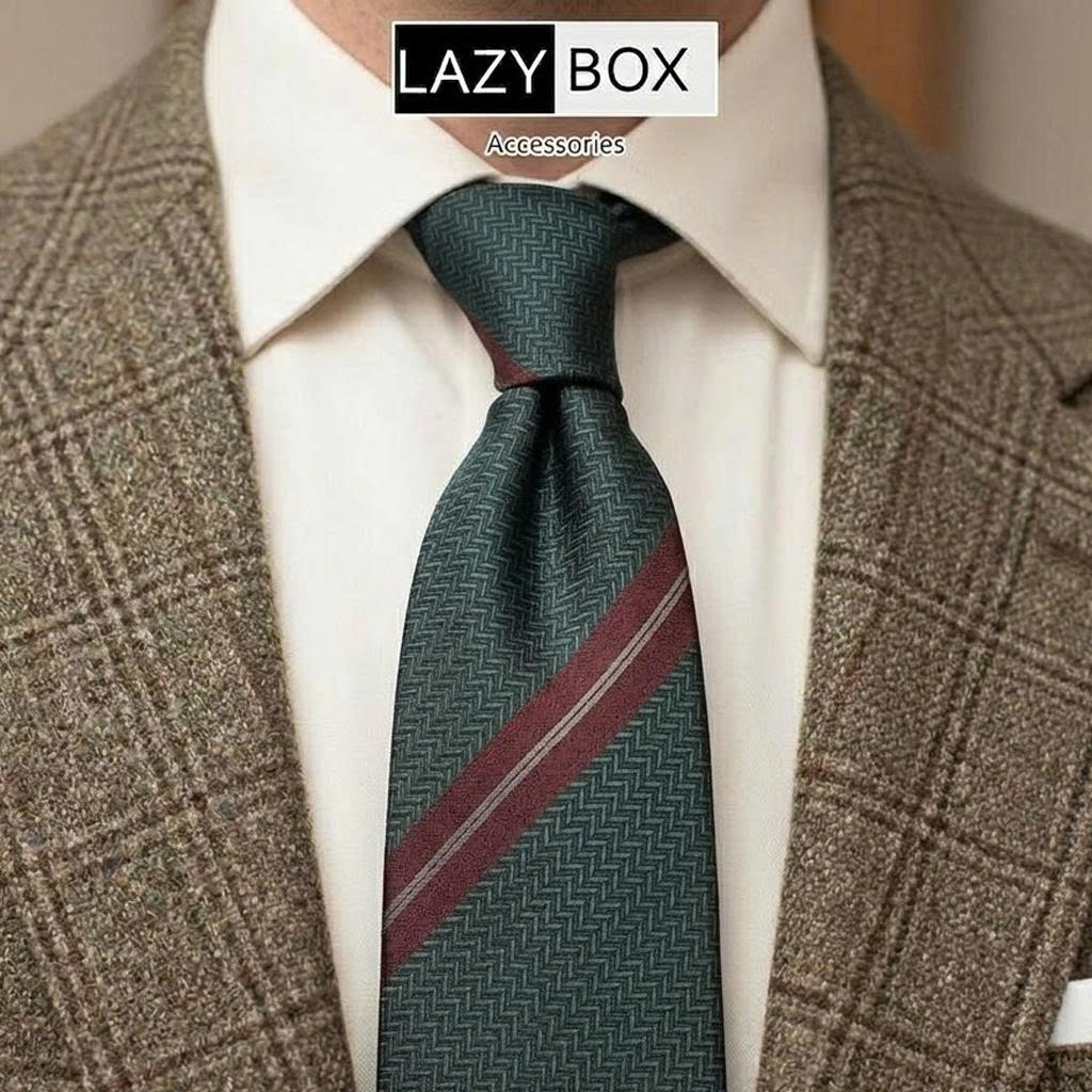 Hàng mới về Cà vạt caravat cho nam tie LAZYBOX công sở, Sartorial guys ( bản 7cm)