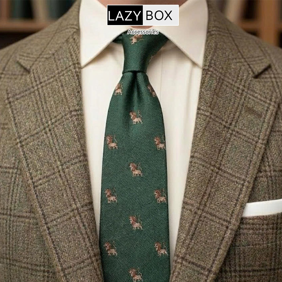 Hàng mới về Cà vạt caravat cho nam tie LAZYBOX công sở, Sartorial guys ( bản 7cm)