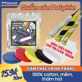 Quấn cán vải cuộn 10m mỏng nhẹ mềm 100% cotton thấm hút mồ hôi cao cấp